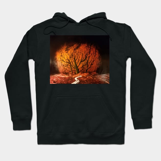 Burning bush Hoodie by JMC Designs 